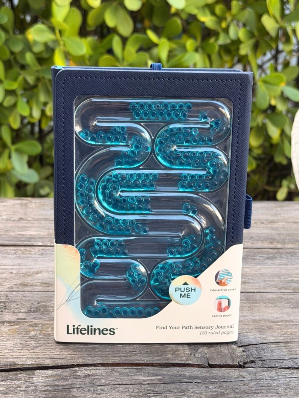 Lifelines Find Your Path Sensory Journal Book Interactive Cover 160 Ruled Pages